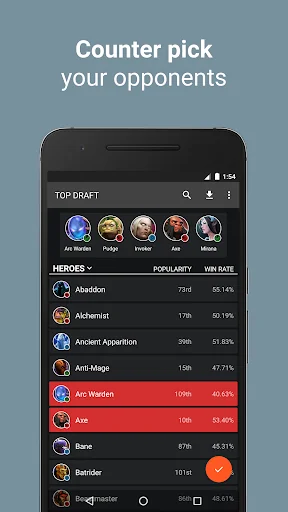 Top Draft for Dota 2 screenshot 1