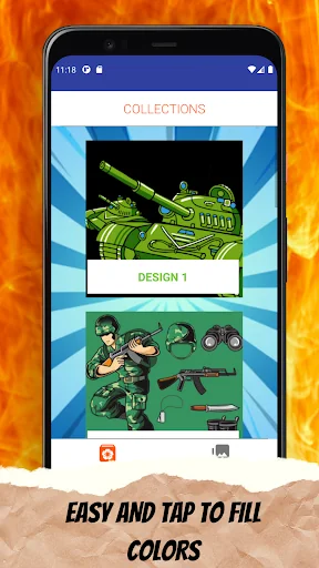 Military Coloring Pages screenshot 3