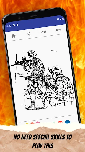 Military Coloring Pages screenshot 4