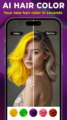 AI Hair Color Photo Editor