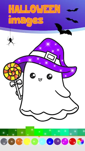 Kids Coloring: Halloween Games