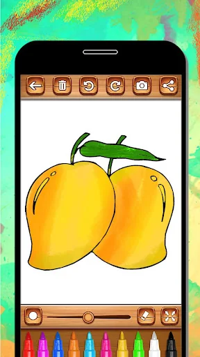Fruits Coloring & Drawing Book screenshot 3