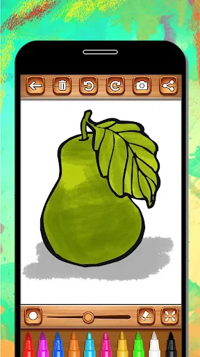 Fruits Coloring & Drawing Book screenshot 4