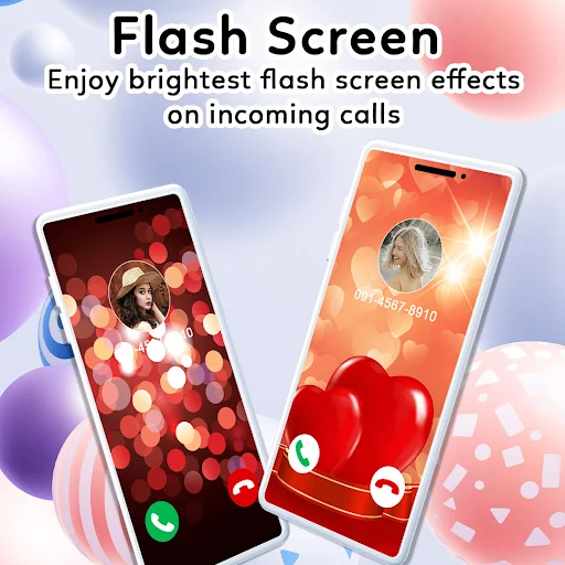 Change Color Phone Flash Theme