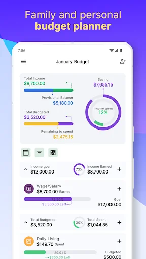 Family budget—Spending tracker