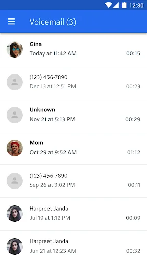 Xfinity Mobile Voicemail screenshot 2