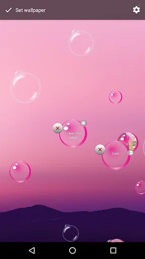 Notification Bubbles Free screenshot 1