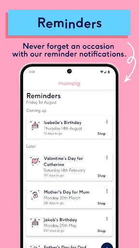 Moonpig Birthday Cards & Gifts screenshot 3