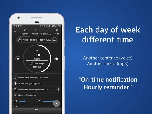 Speaking Alarm Clock - Hourly