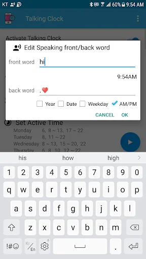 Speaking Clock - Sleep Alarm screenshot 2