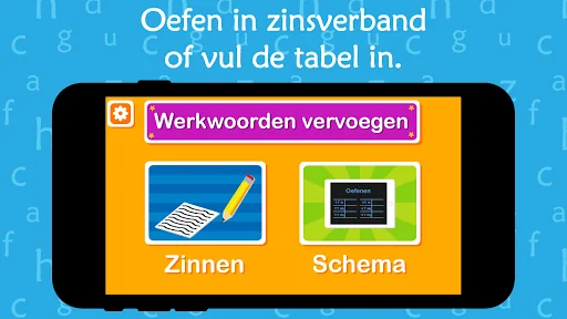 Oefenen met werkwoorden