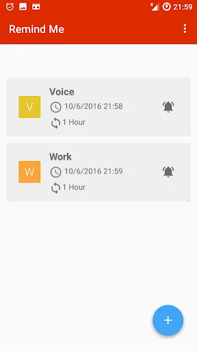 Reminder app