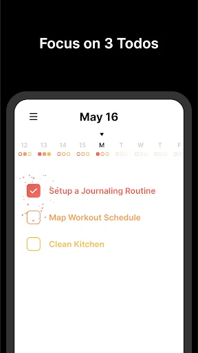 3 Things - Todo List for Focus
