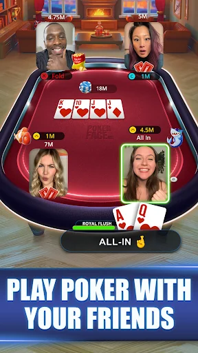 Poker Face: Texas Holdem Poker screenshot 1