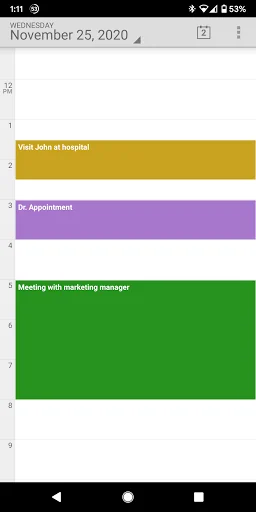 Duoserve Calendar screenshot 1