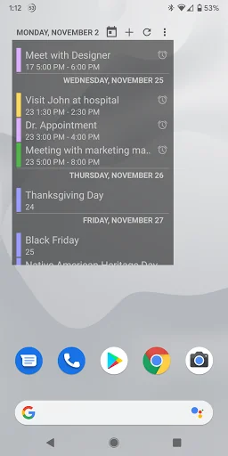 Duoserve Calendar screenshot 2