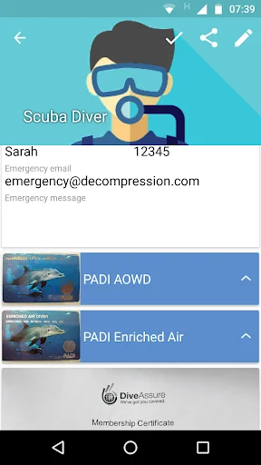 DiveMate (Scuba Dive Log) screenshot 1