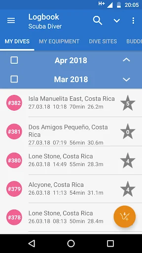 DiveMate (Scuba Dive Log) screenshot 3