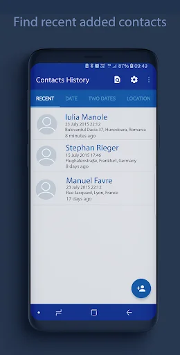 Contacts History