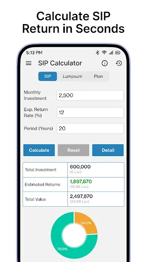 SIP Calculator screenshot 1