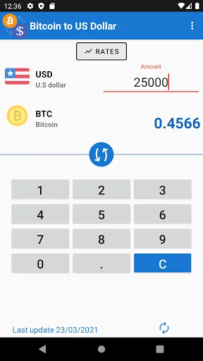 Bitcoin to US Dollar Converter screenshot 3