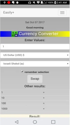 Currency Converter Easily+ screenshot 1