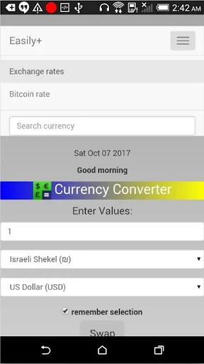 Currency Converter Easily+ screenshot 2