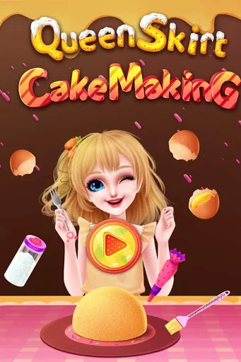 Queen Skirt Cake Making