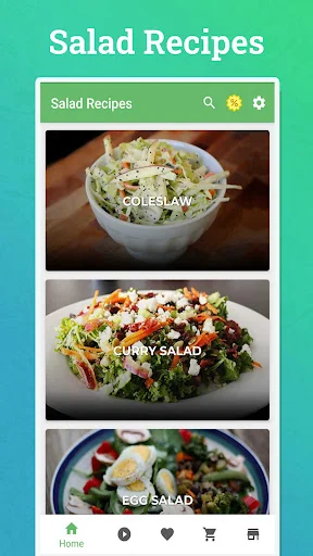 Salad Recipes Offline screenshot 1
