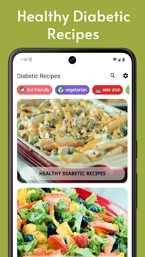 Diabetic Recipes: Healthy Food screenshot 1