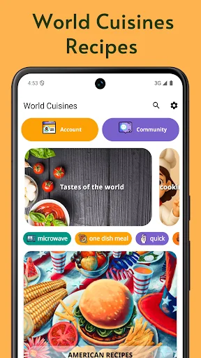 Recipes : World Cuisines screenshot 1