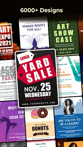 Poster Maker – Flyers & Posts screenshot 1