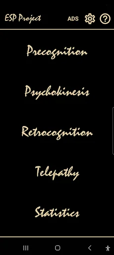 ESP Project - Psychic Test screenshot 1