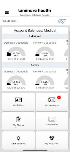 myLuminareHealth screenshot 1