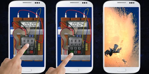 Bombs explosions – simulator