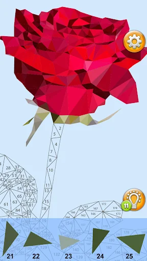 Poly Art Number Coloring – Puz