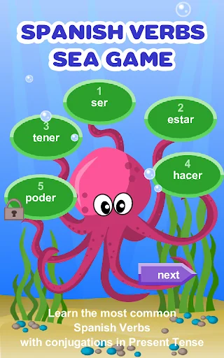 Spanish Verbs Learning Game screenshot 3