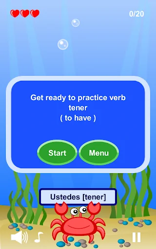 Spanish Verbs Learning Game screenshot 4