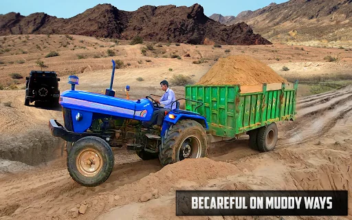 Tractor trolley Driving Game