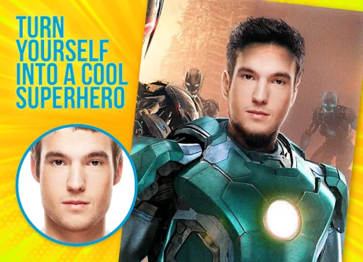 Superhero Photo Frame Editor screenshot 1