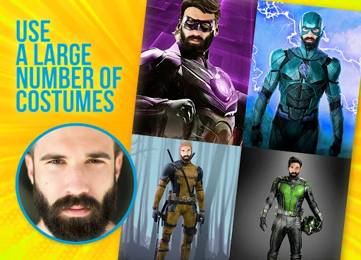 Superhero Photo Frame Editor screenshot 2