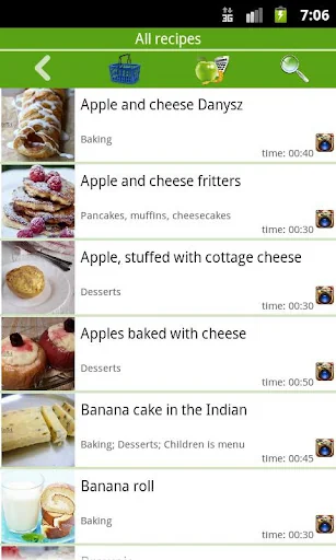 Cottage cheese recipes screenshot 2