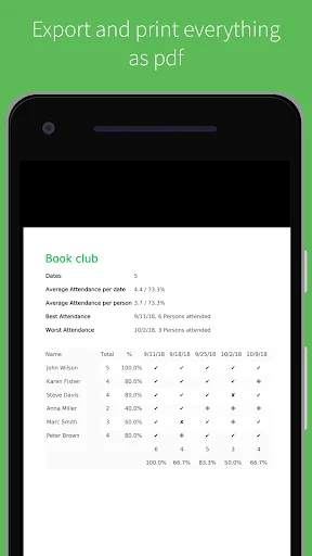 Presli – Attendance Manager screenshot 4