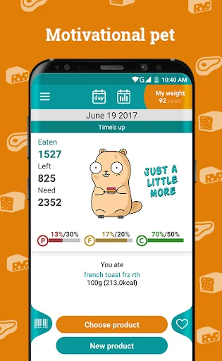Calorie counter
