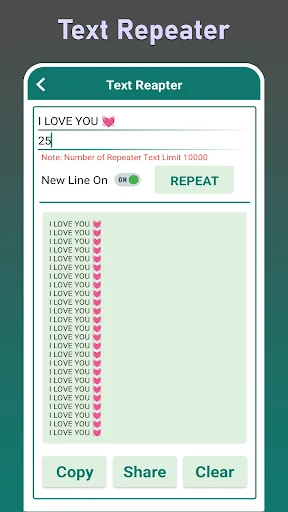 Text Repeater & Emoji Text