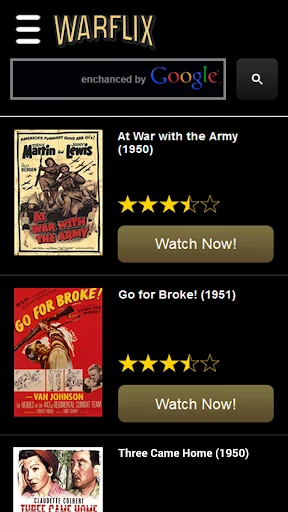 Warflix.tv - War Movies screenshot 3