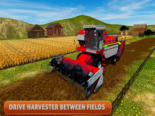 Real Farm Harvester 3D
