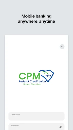 CPM Mobile Banking screenshot 1