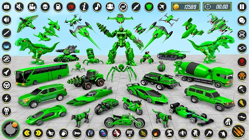 Dino Robot - Car Robot Games