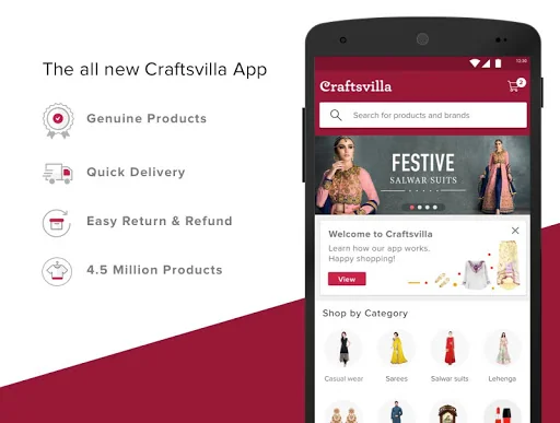 Craftsvilla - Shop Indian screenshot 1